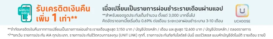 รับเครดิตเงินคืน