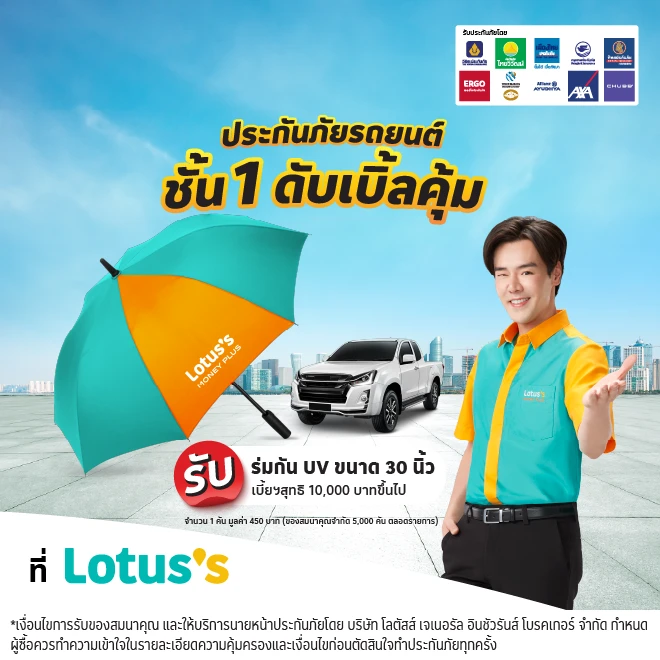 ประกันภัยรถยนต์ชั้น 1 หรือชั้น 2+