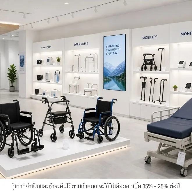 ผ่อนสินค้า/บริการ 0%* ที่ร้านค้าที่ร่วมรายการ