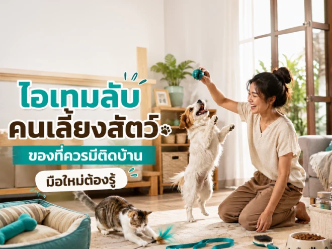 ไอเทมลับคนเลี้ยงสัตว์ ของที่ควรมีติดบ้าน มือใหม่ต้องรู้