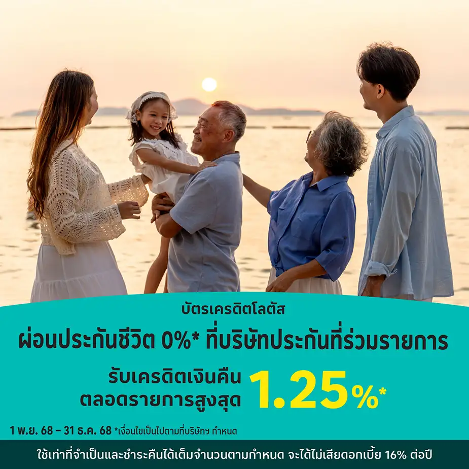 ผ่อนประกันชีวิต0%25*ที่บริษัทประกันที่ร่วมรายการ