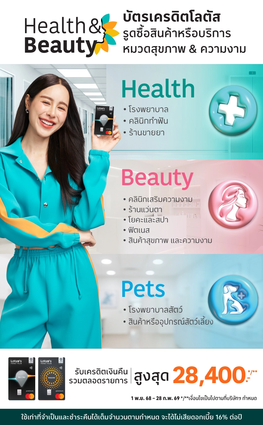 สุขภาพความงาม โรงพยาบาล คลินิก สปา รูดช้อปสินค้าหรือบริการ