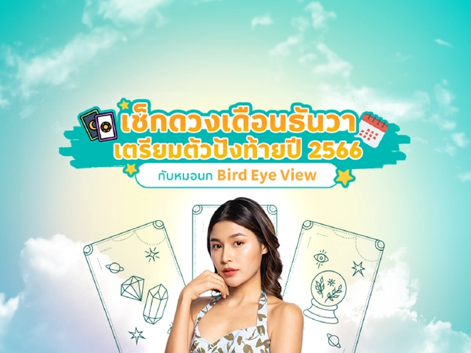 เช็กดวงเดือนธันวา เตรียมตัวปังท้ายปี กับหมอนก Bird Eye View