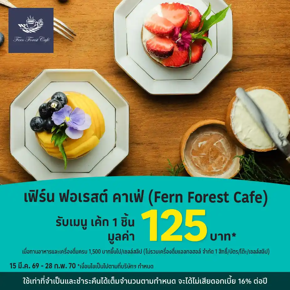 เฟิร์น ฟอเรสต์ คาเฟ่ (Fern Forest Cafe)