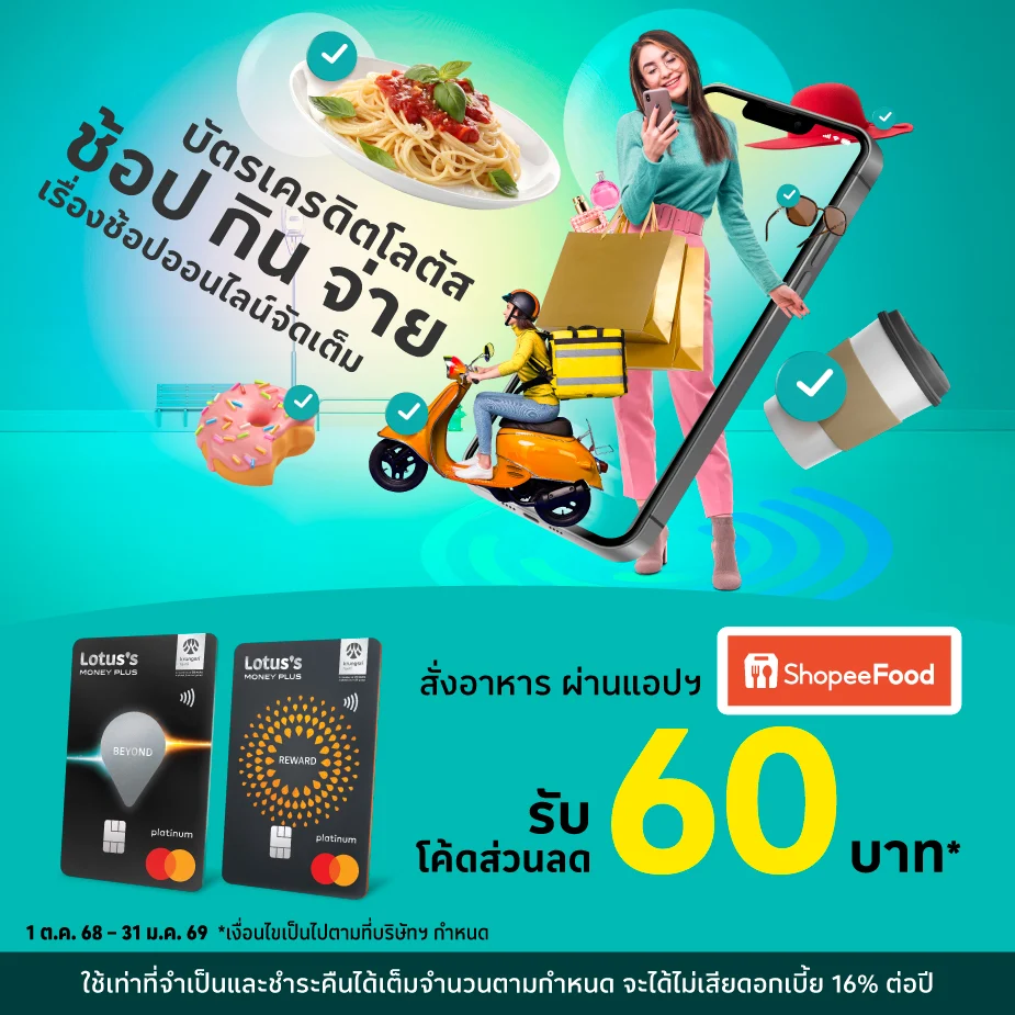 ShopeeFood รับโค้ดส่วนลด เมื่อใช้จ่ายบน ShopeeFood