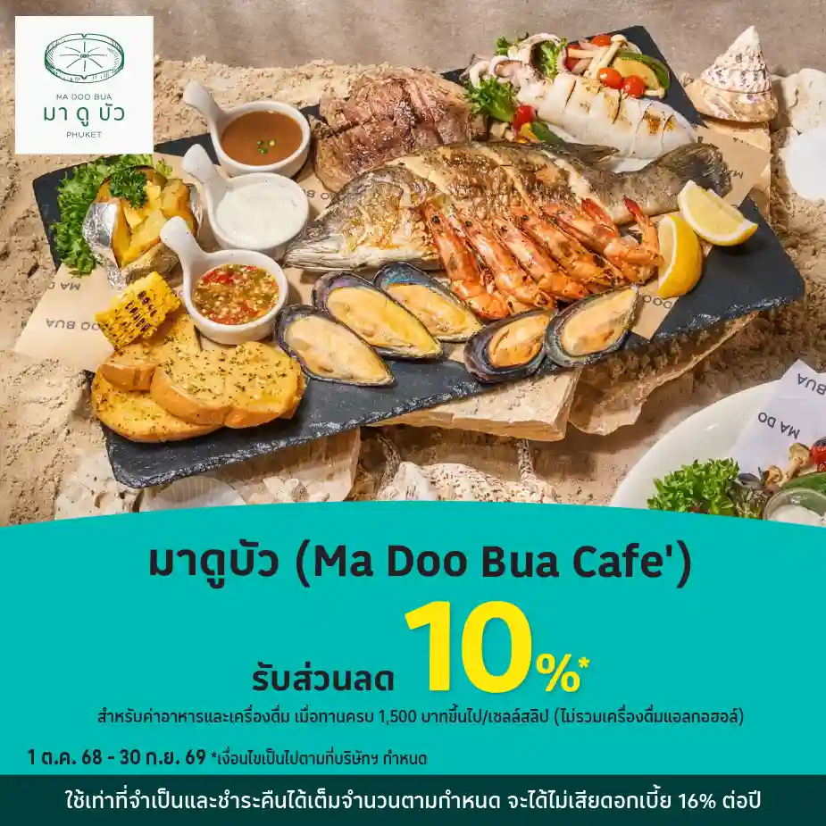 มาดูบัว (Ma Doo Bua Cafe')