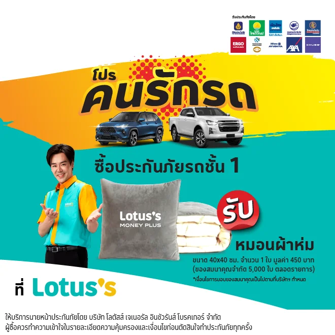 ประกันภัยรถยนต์ชั้น 1 หรือชั้น 2+