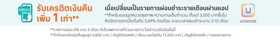 รับเครดิคเงินคืนเพิ่ม 1 เท่า**