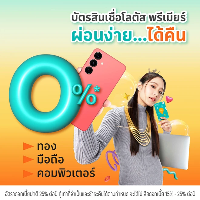 ผ่อน 0%* รับคุ้ม 3 หมวดที่ร้านค้าร่วมรายการ