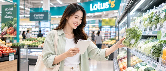 ซื้อของเข้าบ้านที่โลตัส