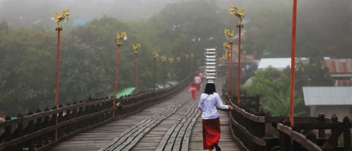 เที่ยวหน้าฝนภาคกลาง สะพานมอญสังขละบุรี และธรรมชาตินครนายก