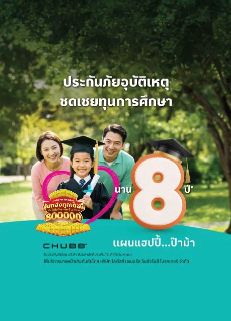 ประกันภัยอุบัติเหตุ แผนแฮปปี้ ป๊าม้า 