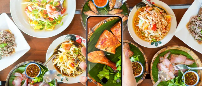 หมวดค่าอาหารและเครื่องดื่มในร้านอาหาร